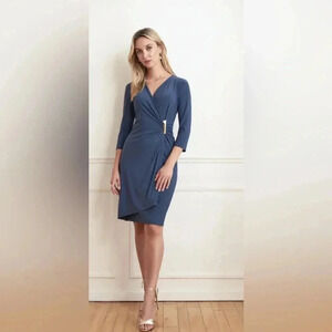 Joseph Ribkoff  | Drape Front Dress